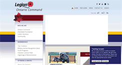 Desktop Screenshot of on.legion.ca
