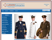 Tablet Screenshot of legion.com.pk